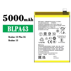 Batterie BLPA43 pour OPPO Realme 12 Plus /Realme 13