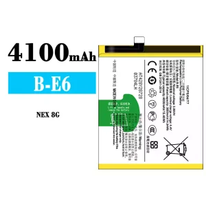 Batterie B-E6 pour VIVO NEX 8G