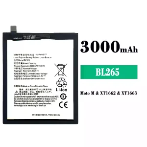 Batterie BL265 pour Lenovo Moto M/XT1662/XT1663