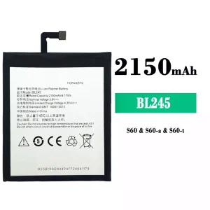 Batterie BL245 pour Lenovo S60/S60-a/S60-t