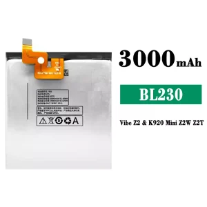 Batterie BL230 pour Lenovo Vibe Z2/Z2T/K920 Mini Z2W