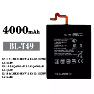 Batterie BL-T49 pour LG K51S / K61 / K41S