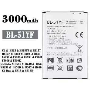 Batterie BL-51YF pour LG G4 /G4 Stylus / G4 Dual
