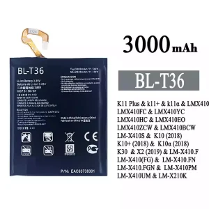 Batterie BL-T36 pour LG K11 Plus /K10 / K10+
