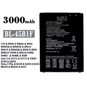 Batterie BL-45B1F pour LG V10 / Stylus 2 Plus