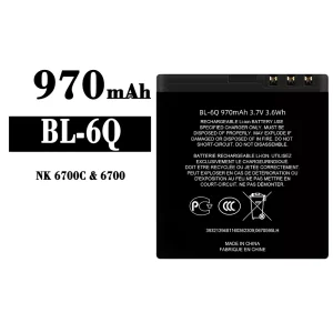 Batterie BL-6Q pour Nokia NK 6700C/6700