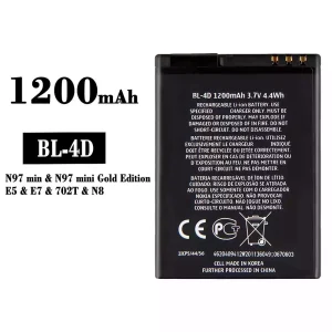 Batterie BL-4D pour Nokia N97 mini/E5/E7/702T/N8