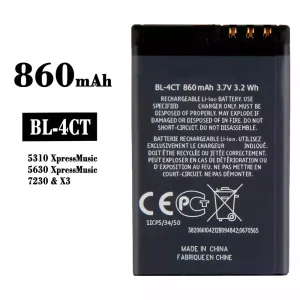 Batterie BL-4CT pour Nokia 5310 Xpress Music/5630 Xpress Music/7230