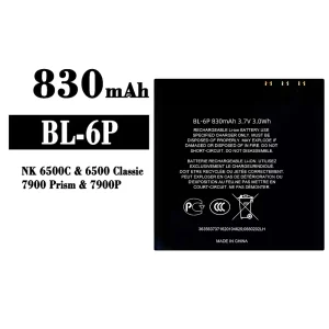 Batterie BL-6P pour Nokia NK 6500C/7900/7900P