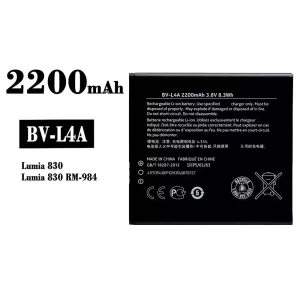 Batterie BV-L4A pour Nokia Lumia 830