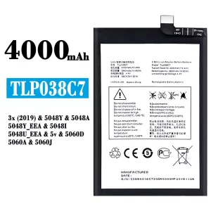 Batterie TLP038C7 pour Alcatel 3X 2019