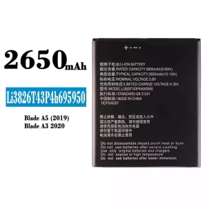 Batterie Li3826T43P4h695950 pour ZTE Blade A5(2019)/A3 (2020)