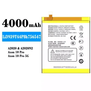 Batterie Li3939T44P8h756547 pour ZTE Axon 10 Pro
