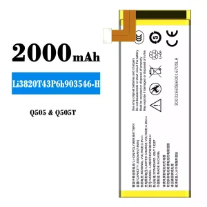 Batterie Li3820T43P6h903546-H pour ZTE Q505/Q505T