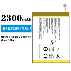 Batterie Li3823T43P3h715345 pour ZTE MF910/MF910S/MF920M/MF920/MF920A/MF920S