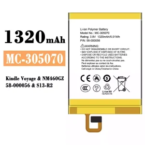 Batterie MC-305070 pour Amazon Kindle Voyage