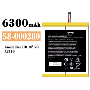 Batterie 58-000280 pour Amazon Kindle Fire HD 10" 7th/A2110
