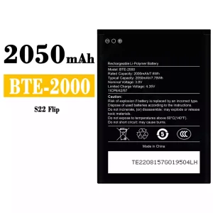 Batterie BTE-2000 pour CAT S22 Flip