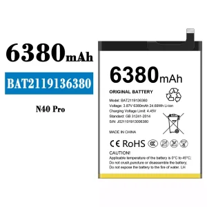 Batterie BAT2119136380 pour Doogee N40 Pro