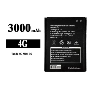 Batterie 4G pour Tenda 4G Mini D6