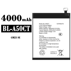Batterie BL-A50CT pour General Mobile GM 23 SE