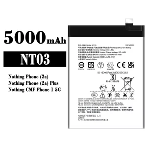 Batterie NT03 pour Nothing Phone 1 5G/2a/2a Plus