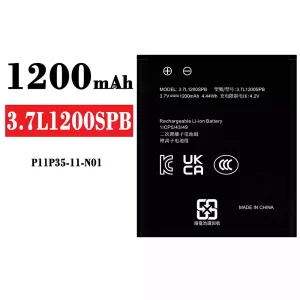 Batterie 3.7L1200SPB pour Texas Instruments P11P35-11-N01