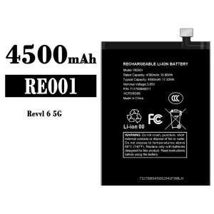 Batterie RE001 pour T-Mobile Revvl 6 5G