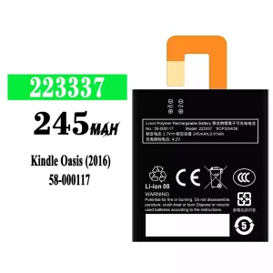 Batterie 223337 pour Amazon Kindle Oasis (2016)/58-000117