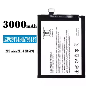 Batterie Li3929T44P6h796137 pour ZTE nubia Z11