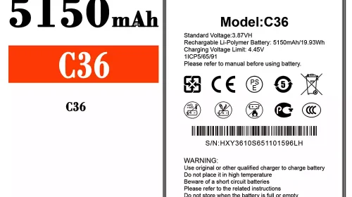 Batterie pour Oukitel C36