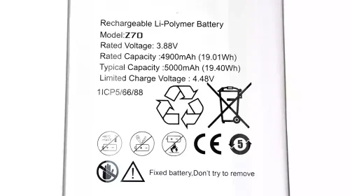 Batterie pour SYMPHONY Z70