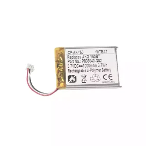 Batterie de remplacement pour casque AKG Y50BT,C50BT,P083040-Q02,USN-603048PCN-AK