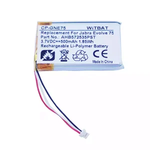 Batterie de remplacement pour casque Jabra Evolve 75,Evolve 75 UC,Evolve 75 SE,AHB572535PST