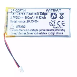 Batterie de remplacement pour casque Cardo Packtalk Edge,BAT00014
