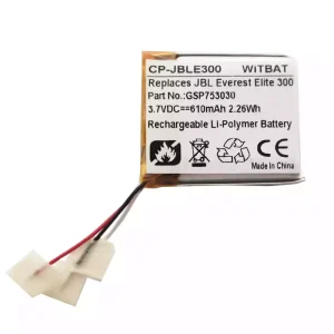 Batterie de remplacement pour casque GSP902540,GSP753030