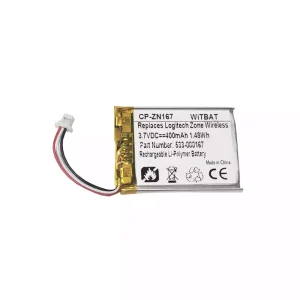Batterie de remplacement pour casque Logitech 533-000167