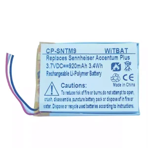 Batterie de remplacement pour casque Sennheiser ACCENTUM,ACCENTUM  Plus