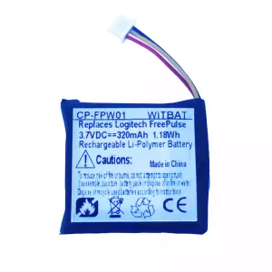 Batterie de remplacement pour casque Logitech FreePulse,980461-0403