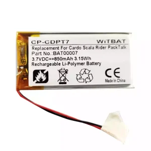 Batterie de remplacement pour casque BAT00008,BAT00007