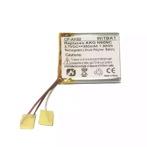 Batterie de remplacement pour casque AKG N60NC,AEC402933