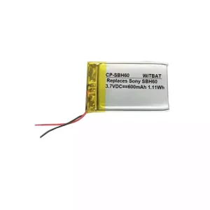 Batterie de remplacement pour casque Sony SBH60
