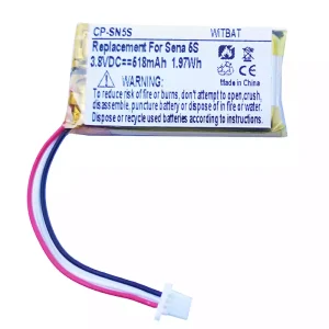 Batterie de remplacement pour casque Sena 5S SP77,XK602234