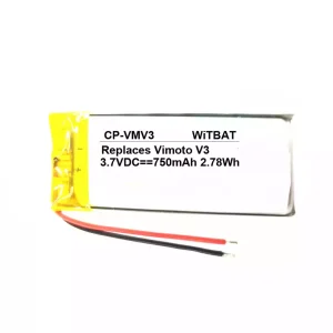 Batterie de remplacement pour casque Vimoto V3,V6