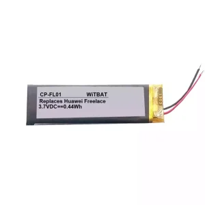 Batterie de remplacement pour casque Huawei FreeLace,AHB380942TPO,HUA01