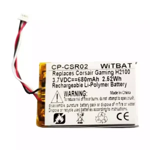 Batterie de remplacement pour casque Corsair Gaming H2100