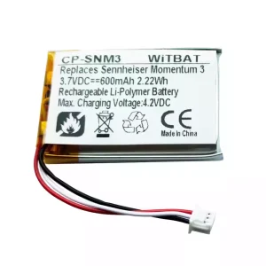 Batterie de remplacement pour casque M3AEBT,AHB702535PCT-01