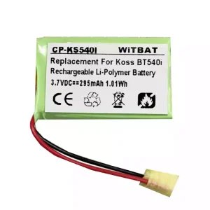 Batterie de remplacement pour casque Koss KPH7 Wireless,Koss BT540i