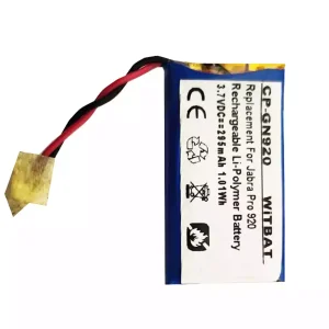 Batterie de remplacement pour casque Jabra Pro 900,Pro 920,Pro 923,Pro 930,Pro 935,AHB512229PS