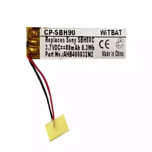 Batterie de remplacement pour casque Sony SBH90C,SBH82D,AHB480832N2